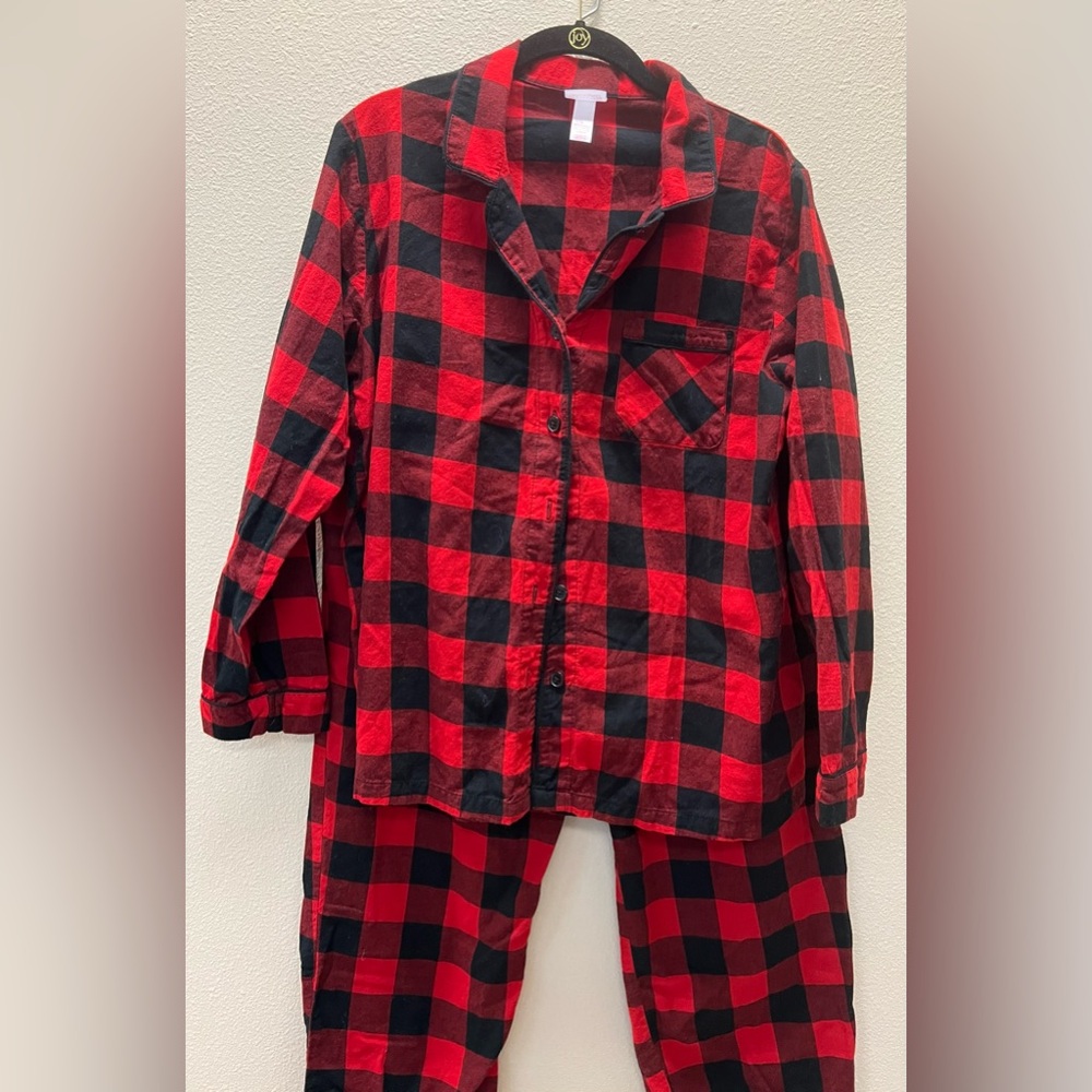 Wondershop - Large - Red and Black Checkered Pajama Set